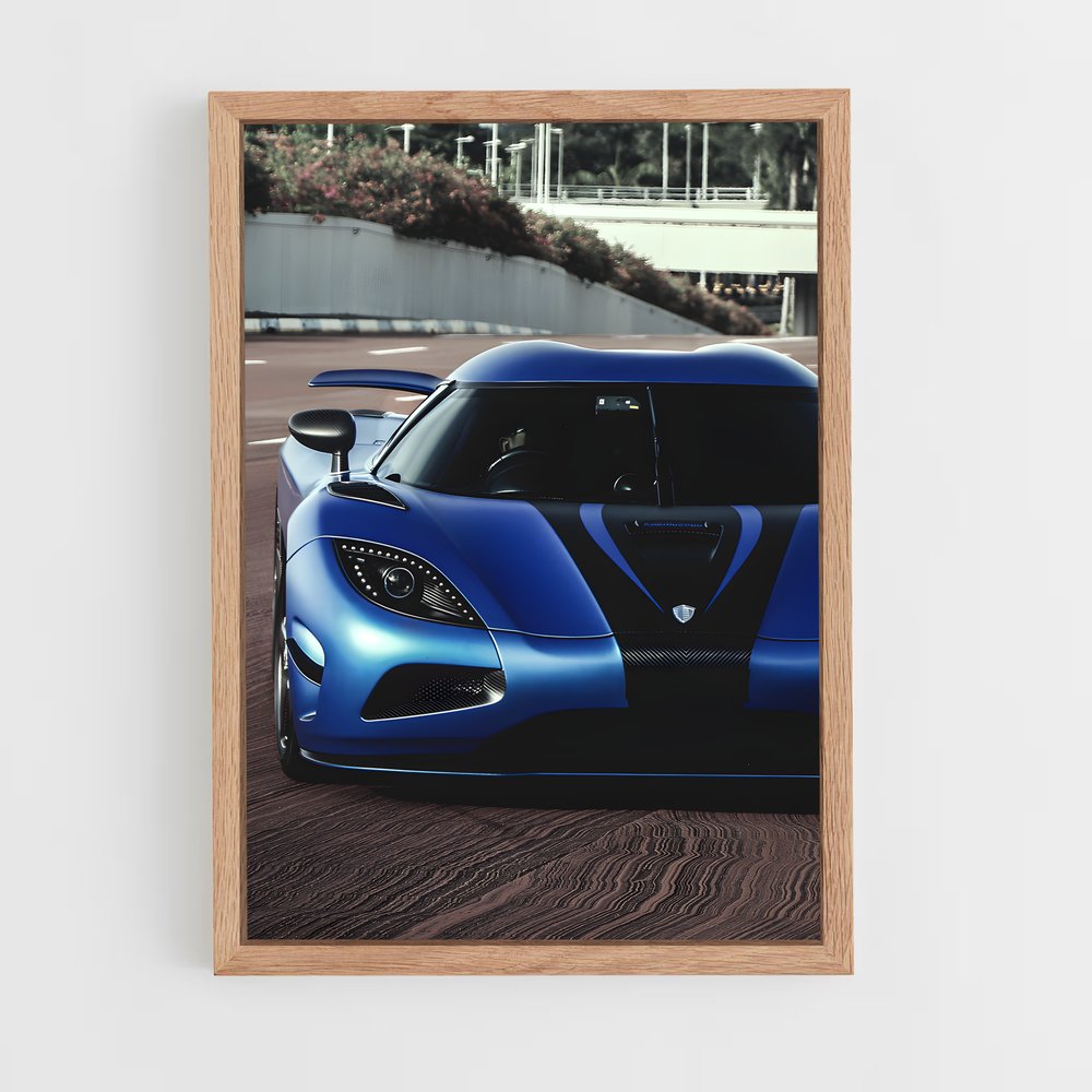 Poster escapade sportive – affiche Koenigsegg (vue 4)